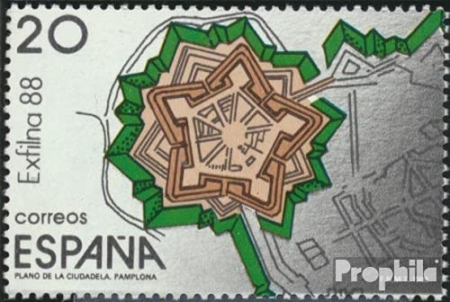España 2835 (Completa.edición.) 1988 Ciudadela Pamplona (Sellos para los coleccionistas)