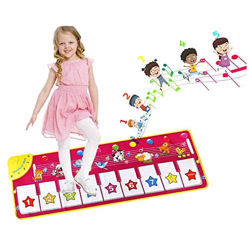 EXTSUD Alfombra Piano Niños Alfombra Piano de Suelo Alfombrilla Musical para Niños, 100 * 36cm