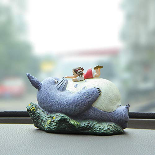 Factorydiy Figuras Anime Baratas Mei en la Figura de Totoro Lindo mi Vecino Totoro Resina Figura de acción de Anime Juguetes para niños Alto Aprox.10Cm Modelo de Personaje Modelo de Persona