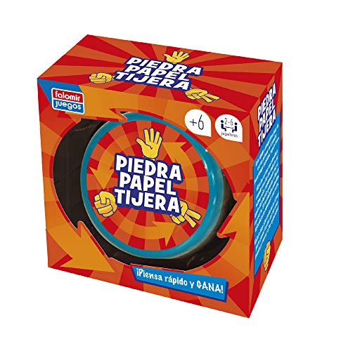 Falomir- Piedra, Papel o Tijera Juego de Mesa, Multicolor (29767)