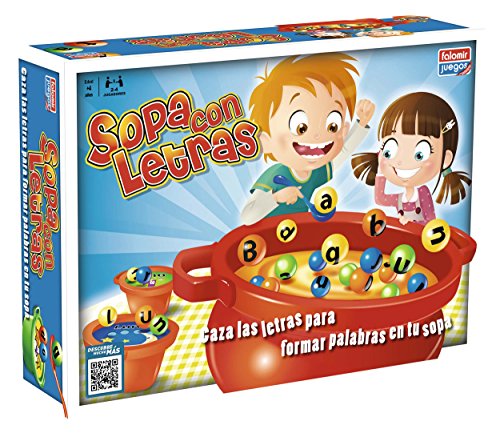Falomir Sopa con Letras. Juego de Mesa Educativo para fomentar la lectoescritura. (24002)