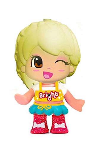 FAMOSA. Pinypon - Minimuñeca de colores mágicos brillantes, en blíster para el pelo que cambia de color