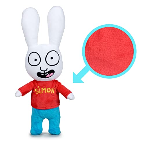 Famosa Softies - Simón el conejo peluche de 27 centímetros suave y blandito, de la serie infantil de televisión, para todas las edades, (760020277)