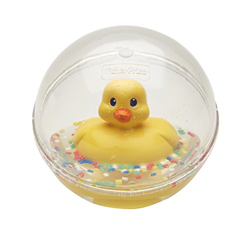 Fisher-Price - Patito a flote amarillo, juguete de baño para bebé (Mattel 75676)