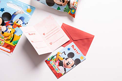 Folat B.V. Pack 6 Bolsas Fiesta, Mickey Mouse, Unica, 6 Unidades