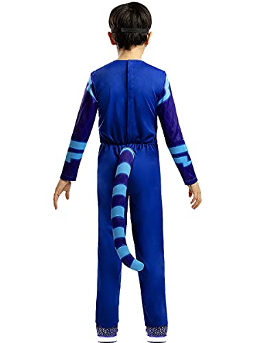 Funidelia | Disfraz de Gatuno PJ Masks Oficial para niño Talla 3-4 años ▶ Dibujos Animados, Gatuno, Buhita, Gekko - Color: Azul - Licencia: 100% Oficial
