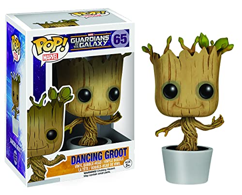 Funko Pop Bailando Figura de Vinilo Dancing Groot, colección Guardians of The Galaxy, Multicolor, One Size (5104)