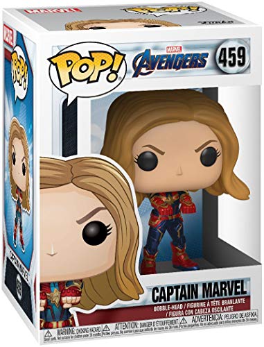 Funko - Pop! Bobble: Avengers Endgame - Captain Marvel Figura Coleccionable, Multicolor (36675)