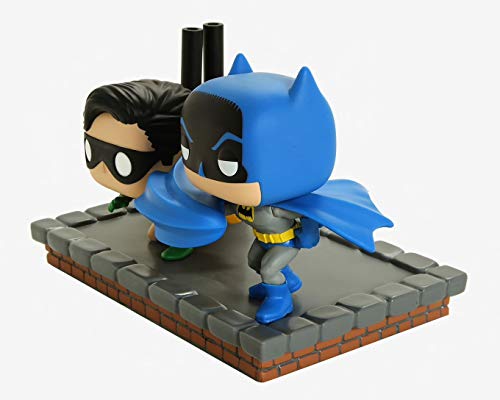 Funko- Pop Vinyl: Comic Moment 80th: Look Batman and Robin (1964) Figura de Vinilo, Multicolor (37256)