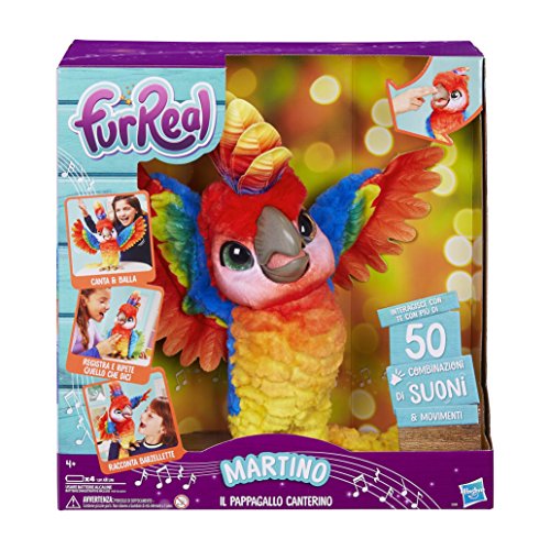 FurReal Friends – Martino, el loro cantarín (Hasbro E0388103)
