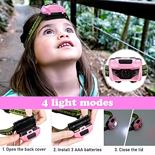 Gemeer Kit de Aventuras al Aire Libre, 26 Kits de Captura de Insectos, Kits de Aventuras al Aire Libre para niños, Kits de Ropa de Aventura, Juegos educativos, Juguetes de Aventura (Rosa)