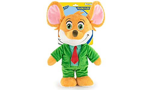 Geronimo Stilton -Peluches de Geronimo Stilton y Tea Stilton - Calidad Super Soft (28cm, Geronimo Stilton)