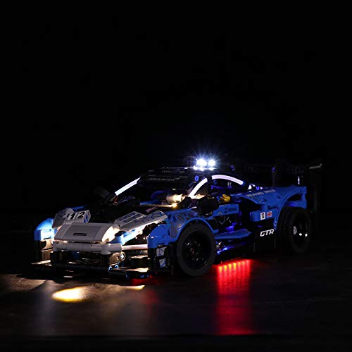 Gettesy Juego de iluminación LED para Lego Technic McLaren Senna GTR 42123, compatible con Lego 42123 (no incluye el modelo)