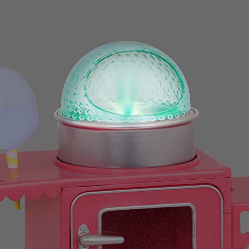 Glitter Girls by Battat – Cotton Candy Machine on Wheels for 14-inch Dolls - Toys, Clothes and Accessories for Girls 3-Year-Old and Up