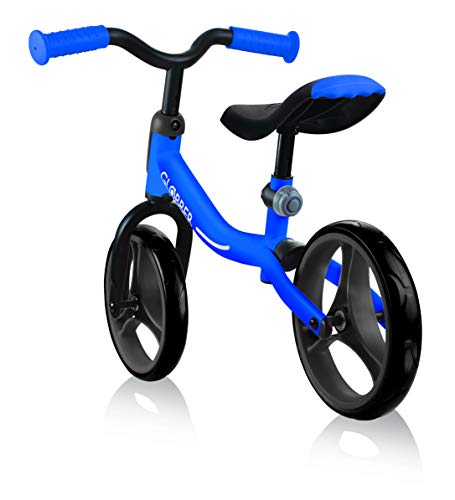 Globber Go Bike Draisena, Unisexo, Bleu foncé, Réglable en Hauteur