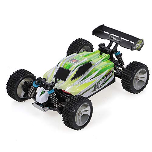 GoolRC Coche WLtoys A959-B, 70KM / h de Alta Velocidad 2.4G 1/18 Escala 4WD Coche eléctrico RTR Buggy RC para niños Adultos