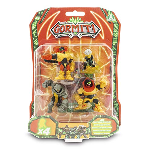 Gormiti - Serie 2, 1 paquete de 4 figuras de 5 cm