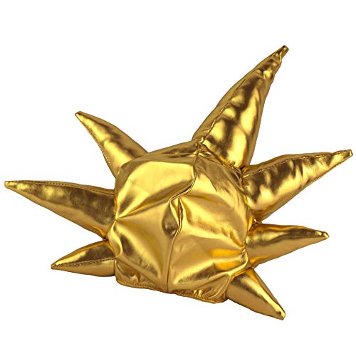 Gorro Sombrero de Felpa Peluca Oro para Son Goku Accesorio de Disfraz Carnival para niños Adultos (L/XL (6-18 años))
