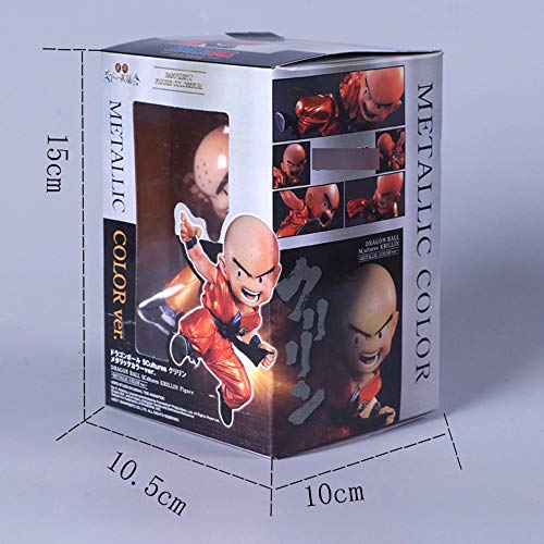 GUANGHHAO Dragon Ball Kuririn Anime Figura 13cm-Figurita Decoración Adornos Coleccionables Juguete Animaciones Modelo de Personaje