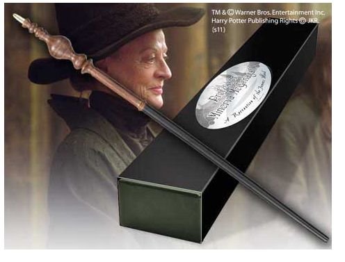 HARRY POTTER Proffesor Minerva McGonagall Character Wand Noble Collection (accesorio de disfraz)