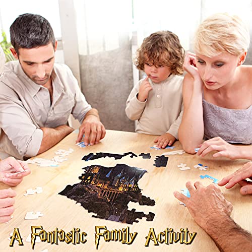 Harry Potter Puzzle 1000 Piezas y Pack de 4 Jigsaw Puzzle de 250 Piezas, Harry Potter Regalos (4 in 1)