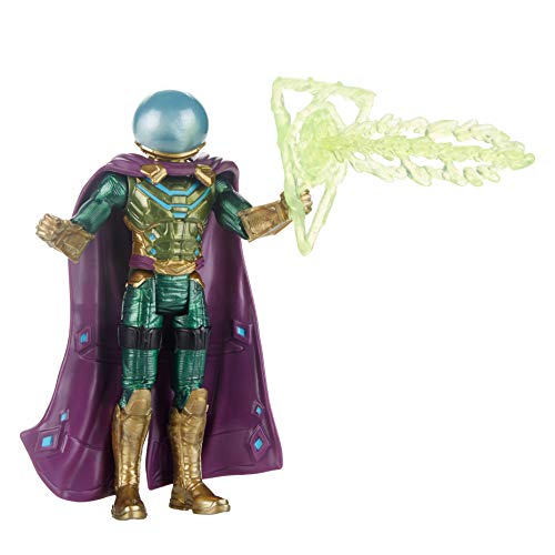 Hasbro Spider-Man - Far from Home Mysterio Spider-Man Action Figuras de 15 cm, Multicolor, E4124Es0