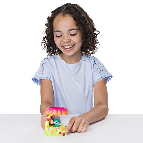 HATCHIMALS CASA Nido con LUZ Y Jardin Brillante Incluye Figura Mod. SDOS (Spin Master Toys 6044124)