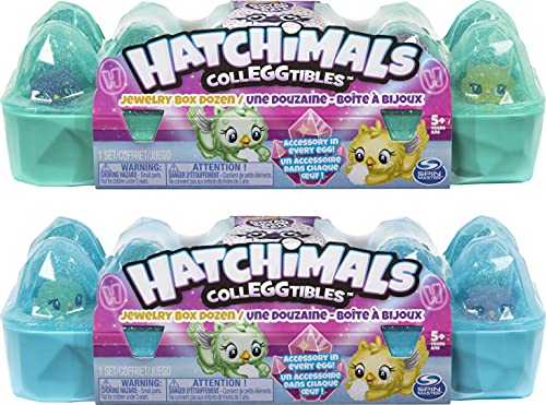Hatchimals CollEGGgtibles 12 Pack Carton - Season 6 - Kits de figuras de juguete para niños, colores surtidos, 1 unidad