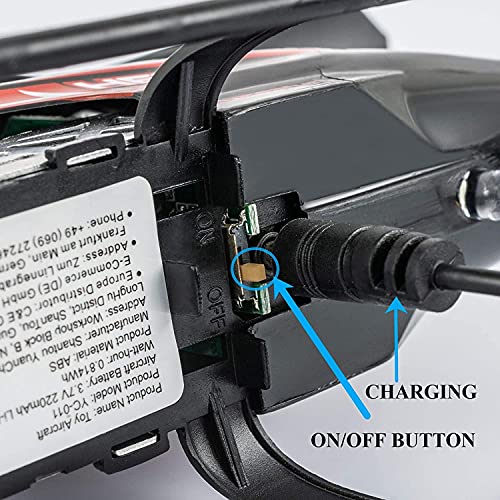 Helicóptero RC, Mini Helicóptero de Aleación con Control Remoto con Giroscopio y Luces LED de 3.5 Canales, Avión Interior y Exterior para Ventiladores de Avión, Juguete de Regalo para Niños niñas