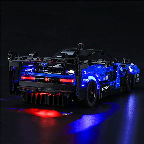 HLEZ Kit De Iluminación Led para Mclaren Senna GTR Compatible con Ladrillos De Construcción Lego Modelo 42123, Juego De Legos No Incluido