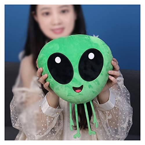 HONGYMY Juguete Almohada de Juguete 33 cm Verde Alien Monster Muñeca Muñeca Tienda Tienda Decoración Colgante Toy (Color : Alien Pillow, Height : 33x25cm)