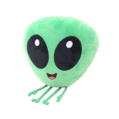 HONGYMY Juguete Almohada de Juguete 33 cm Verde Alien Monster Muñeca Muñeca Tienda Tienda Decoración Colgante Toy (Color : Alien Pillow, Height : 33x25cm)