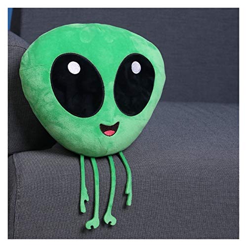 HONGYMY Juguete Almohada de Juguete 33 cm Verde Alien Monster Muñeca Muñeca Tienda Tienda Decoración Colgante Toy (Color : Alien Pillow, Height : 33x25cm)