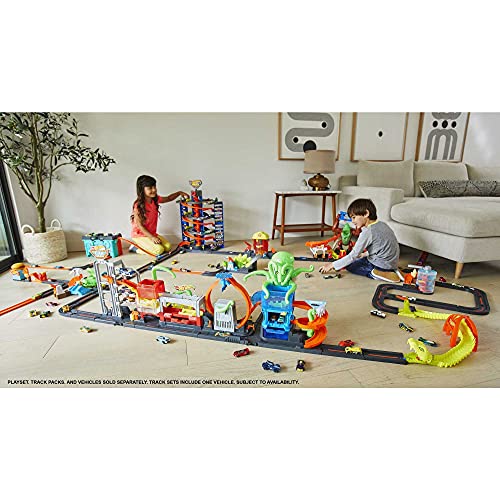 Hot Wheels Toxic Gator Attack, Play Set, Multicolor (Mattel GTT69)