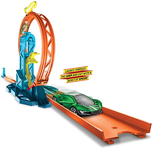 Hot Wheels Track Builder Accesorios para Pistas de Coches Acelerador de Loop (Mattel GLC90) , color/modelo surtido
