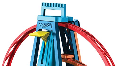 Hot Wheels Track Building Pista Triple Looping, pista de coches de juguete (Mattel GLC96) , color/modelo surtido