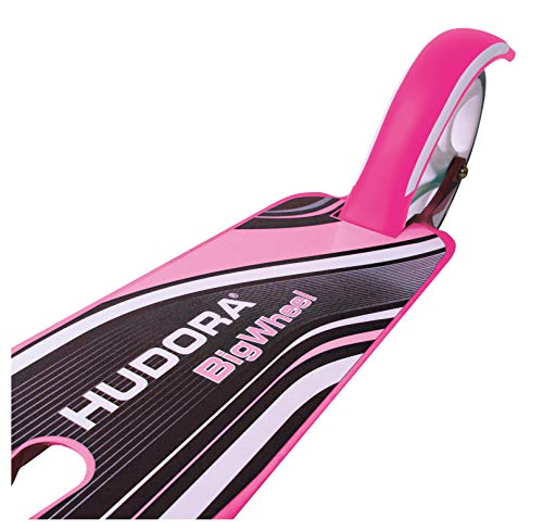 Hudora 14738 Big Wheel GC 205 - Patinete (ruedas de 205 mm), color plateado y rosa