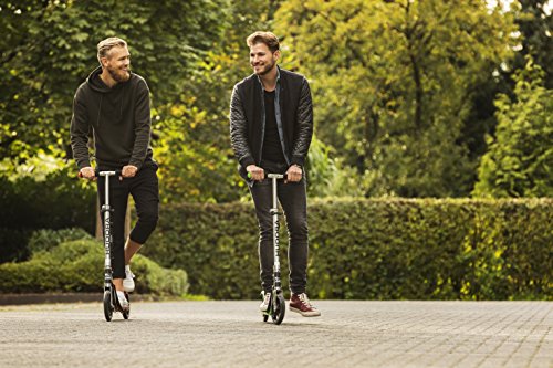 Hudora 14758 Patinete Big Wheel RX-Pro 205, Rojo-Negro