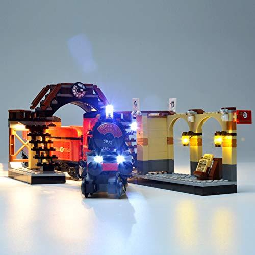 icuanuty Kit de Iluminación LED para Lego 75955, Kit de Luces Compatible con Lego Harry Potter Hogwarts Express (No Incluye Modelo Lego)