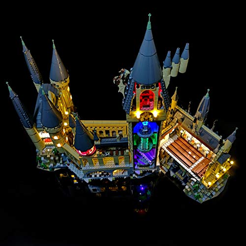 IIKA Kit de iluminación LED para bloques de construcción Lego, compatible con Lego 71043 Harry Potter Hogwarts Castle, versión clásica, el modelo Lego no incluido