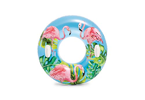 Intex- FLOTADOR RUEDA 97 CMS. CON ASAS DECORADO, Multicolor (John Adams 58263) , color/modelo surtido