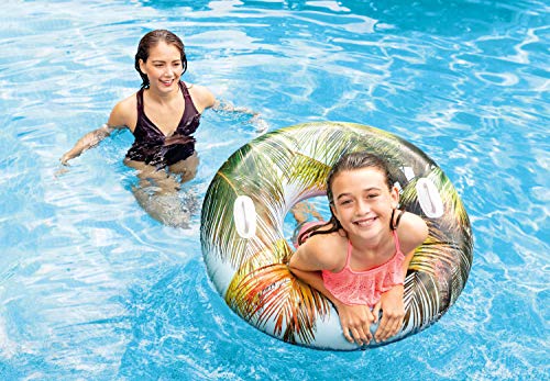 Intex- FLOTADOR RUEDA 97 CMS. CON ASAS DECORADO, Multicolor (John Adams 58263) , color/modelo surtido