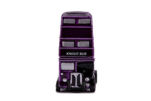 Jada Toys 253181002 Harry Potter 2 Nano Coche Coleccionable de Die-Cast, 959 Ford Anglia Knight Bus, Juego de 4 cm, a Partir de 8 años