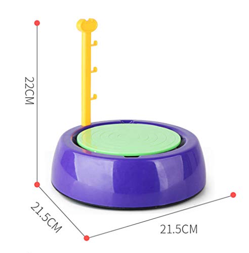 JFSKD Torno De Alfarero Eléctrica, Niños, Principiantes, Kit De Rueda De Cerámica, Ejercicio, Habilidad Hecha A Mano para Niños Y Cultivo De Intereses
