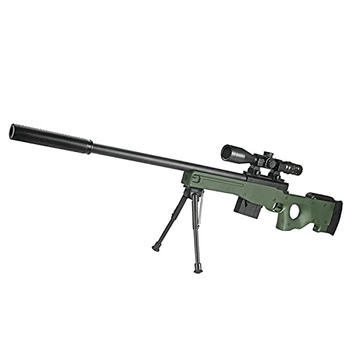 JINGYD Pistola de Juguete con Bomba de Agua, Combate Militar Rifle de Francotirador de élite, Niños al Aire Libre CS Bomba de Agua Rifle de Francotirador de Juguete +10000 Bomba de Agua