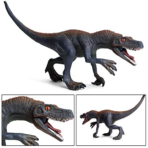 JOKFEICE Juguete de Dinosaurio Realista Herrerasaurus Animal Figuras Proyecto de Ciencia, decoración de la Torta, cumpleaños para niños pequeños 3 4 5
