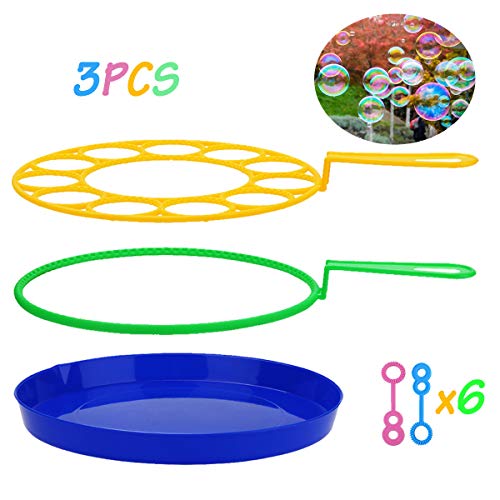 Joyibay Burbujas de Jabón Kit, 15 Piezas Pompas de Jabón de Varita de Burbujas Creativo Maquina de Burbujas para Niños para Juegos al Aire Libre en Interiores y Fiestas