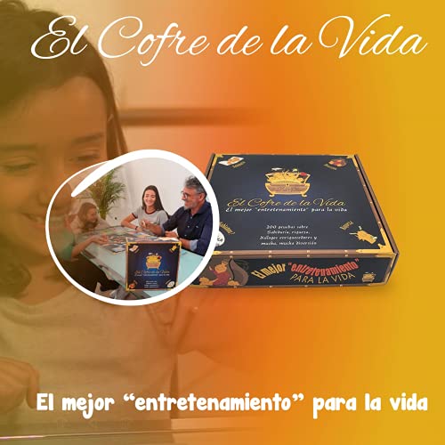 Juego De Mesa Familiar El Cofre De La Vida - Fortalece Relaciones para Adultos y Niños - Diversión Grupal, El Mejor Entrenamiento para La Vida - Juego De Mesa Educativo Divertido - Ideal para Regalar