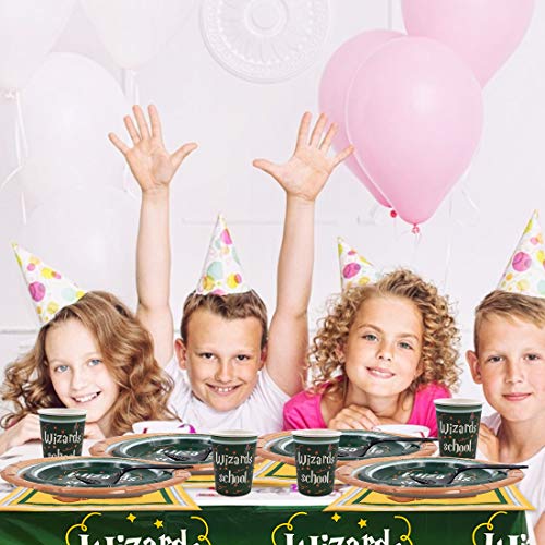 Juego de Vajilla para Fiestas - YUESEN Harry Potter Suministros de Fiesta Harry Potter Platos Servilletas Papel Vasos de Vajilla para Niñas Niños Cumpleaños Baby Shower Boda (69pcs)