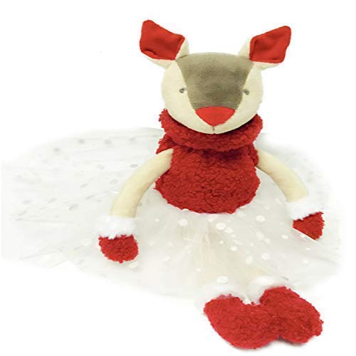 Juguete de Peluche 33 cm Ballet Reno Juguetes Suave Bailarina Ciervo muñeca Princesa Ciervo muñeca Ornamento Juguete para el hogar/Tienda/Oficina maomiao TINGG